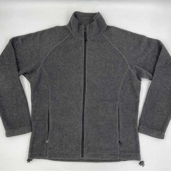Columbia Benton Springs VGUC Full Zip Fleece Jacket Lightweight Maybe Vintage M - Picture 1 of 15